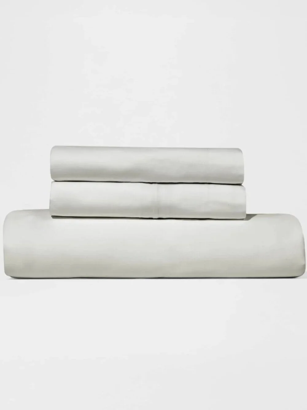 NWOT Doze King Size Sateen Duvet Cover Set (Includes 2 Pillow Cases) - Color Fog
